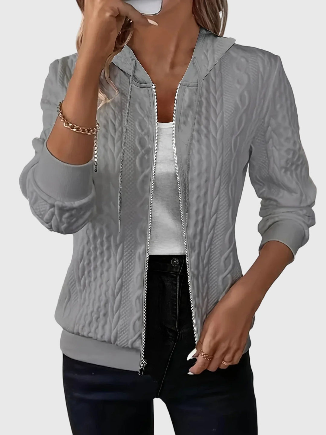 Jenna | Hoodie with Zipper