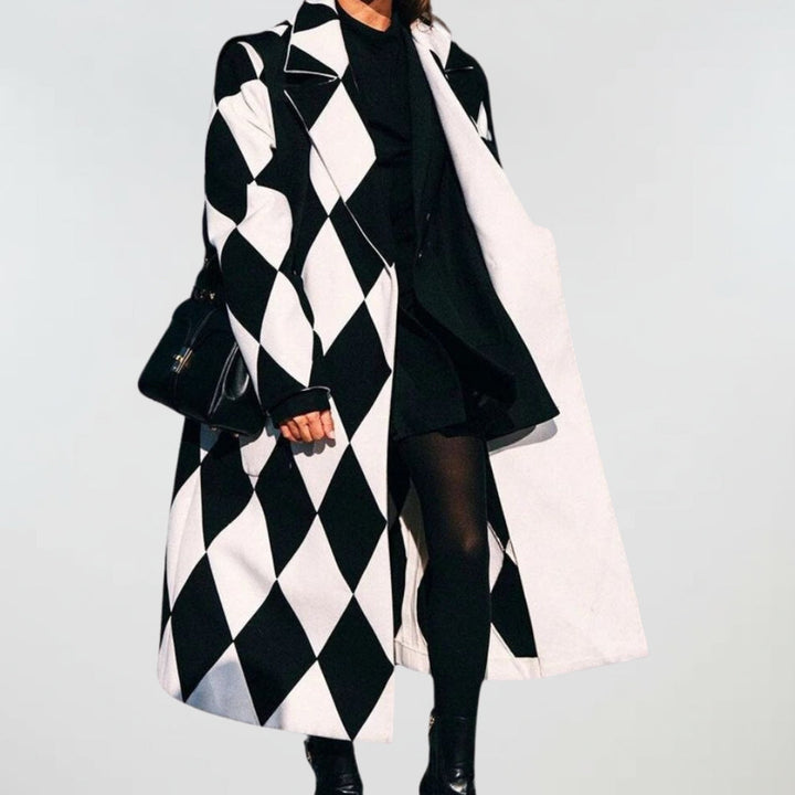 Hannah | Oversized Check Coat