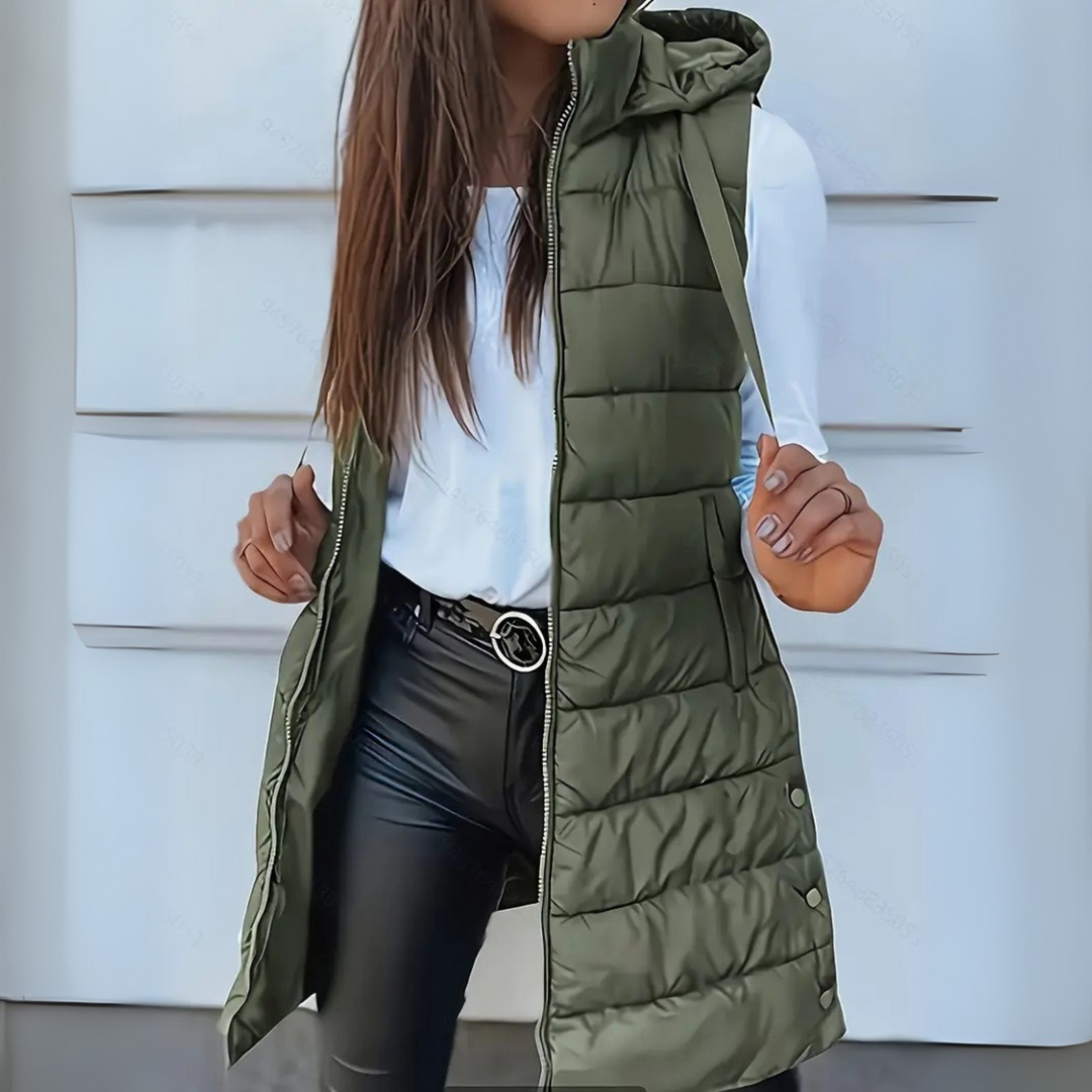 Sabrina | Lightweight Sleeveless Puffer Vest