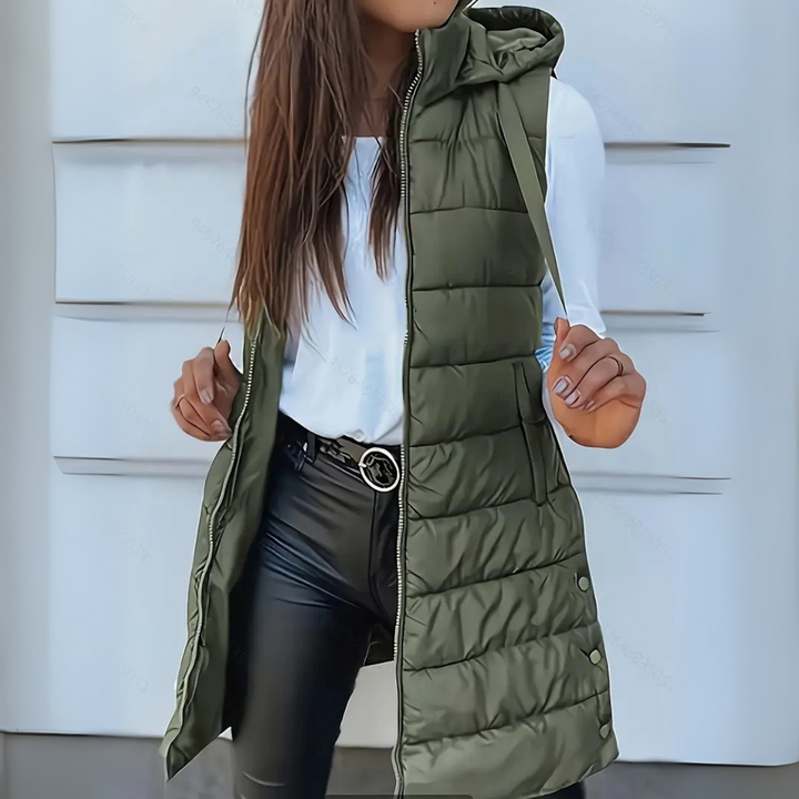 Sabrina | Lightweight Sleeveless Puffer Vest
