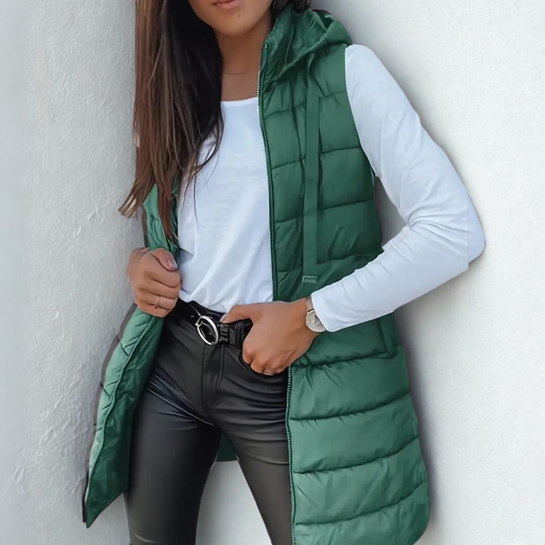 Sabrina | Lightweight Sleeveless Puffer Vest